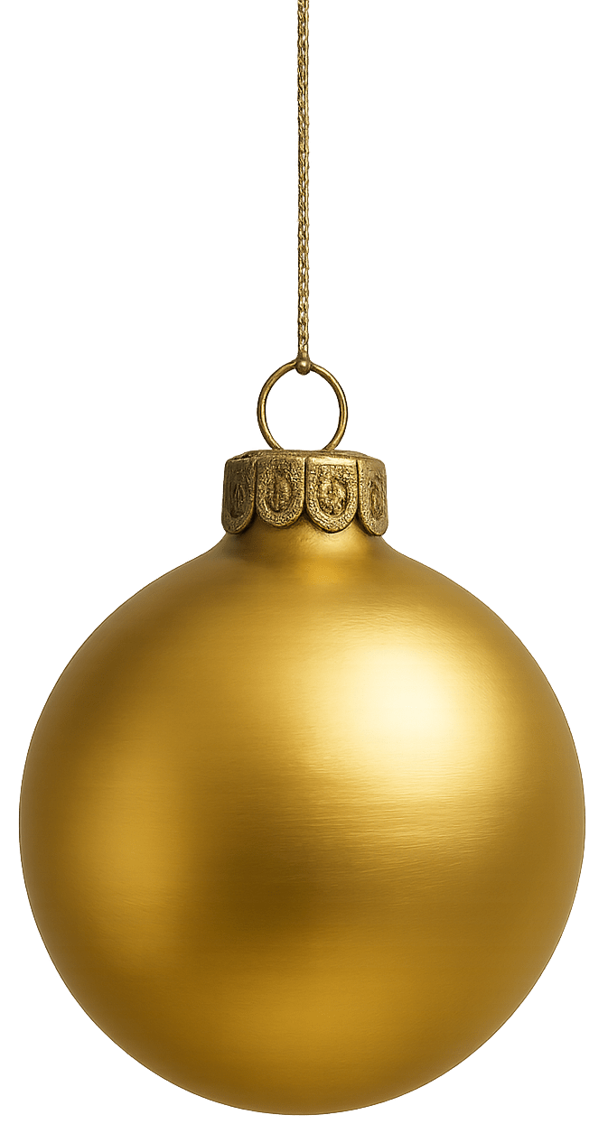 Christmas Bauble Gold CB C